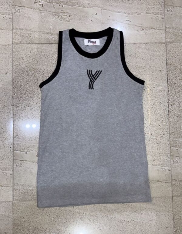 Grey YO Logo TankTop